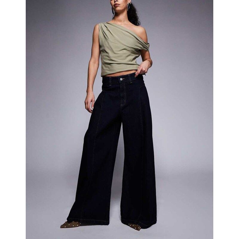 Abrand Jeans Abrand 94 high waisted straight leg jeans in black 114425868