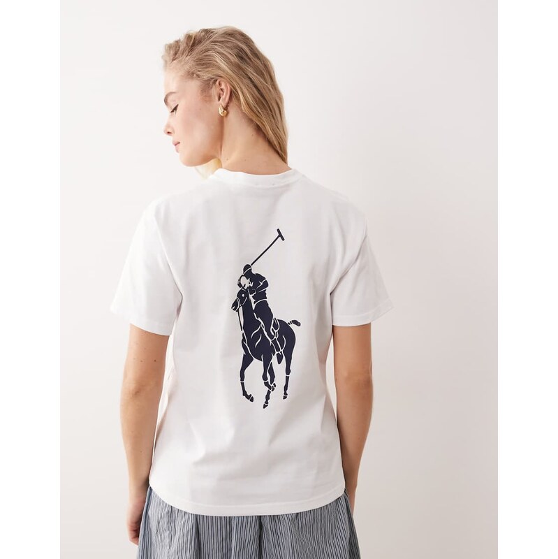Polo Ralph Lauren large icon logo back print heavyweight t-shirt