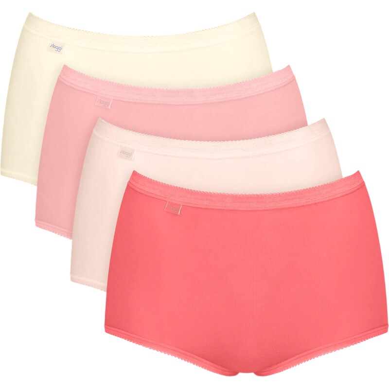 Dámské kalhotky Basic+ Maxi C4P - RED - kombinace červené M006 - 113067835