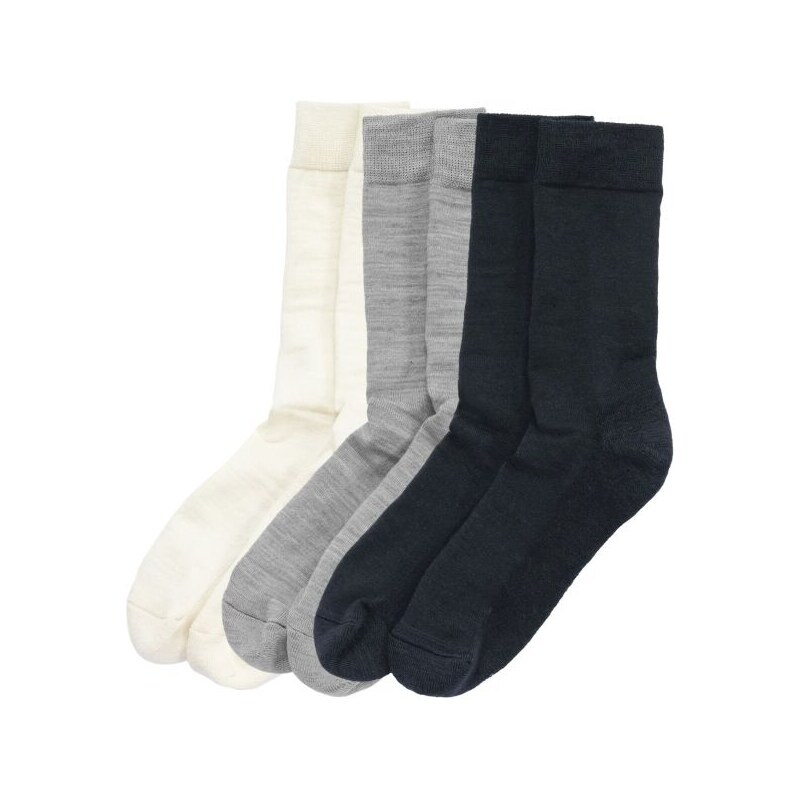 Devold DAILY MERINO MEDIUM SOCK 3PK Pánské vlněné ponožky