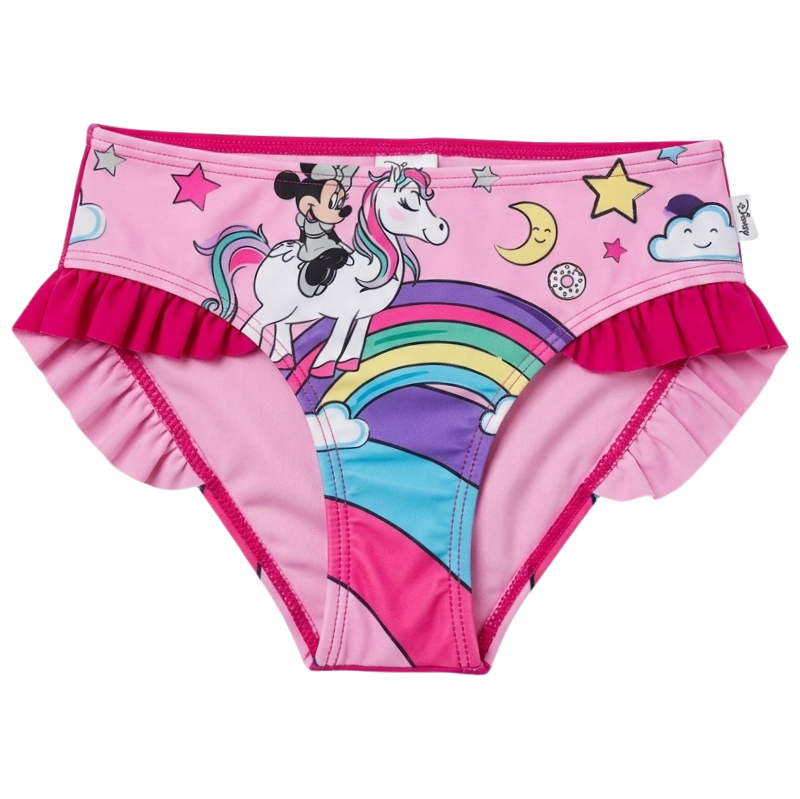 Setino 116-Dívčí plavky - spodní díl - Minnie - růžová barva s