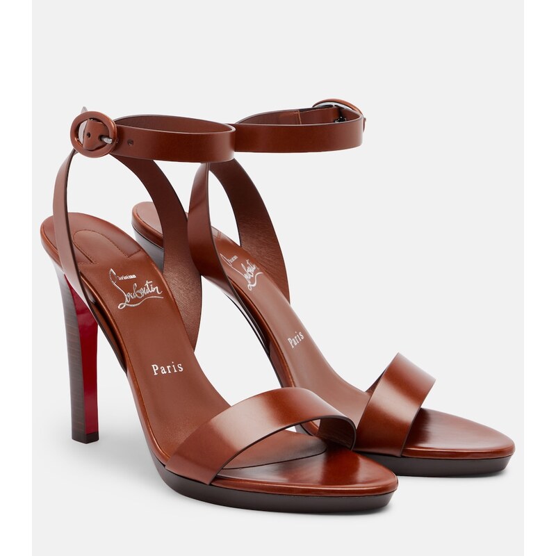 Christian Louboutin Fanny leather slingback sandals