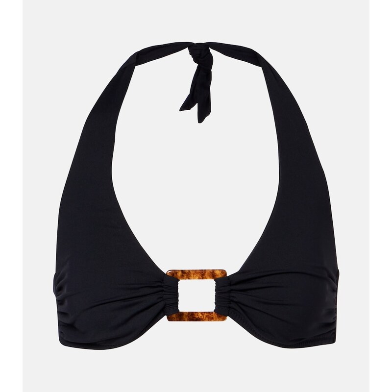 Melissa Odabash Paris embellished halterneck bikini top
