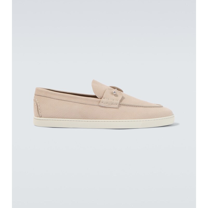 Christian Louboutin Chambeliboat leather slip-on shoes