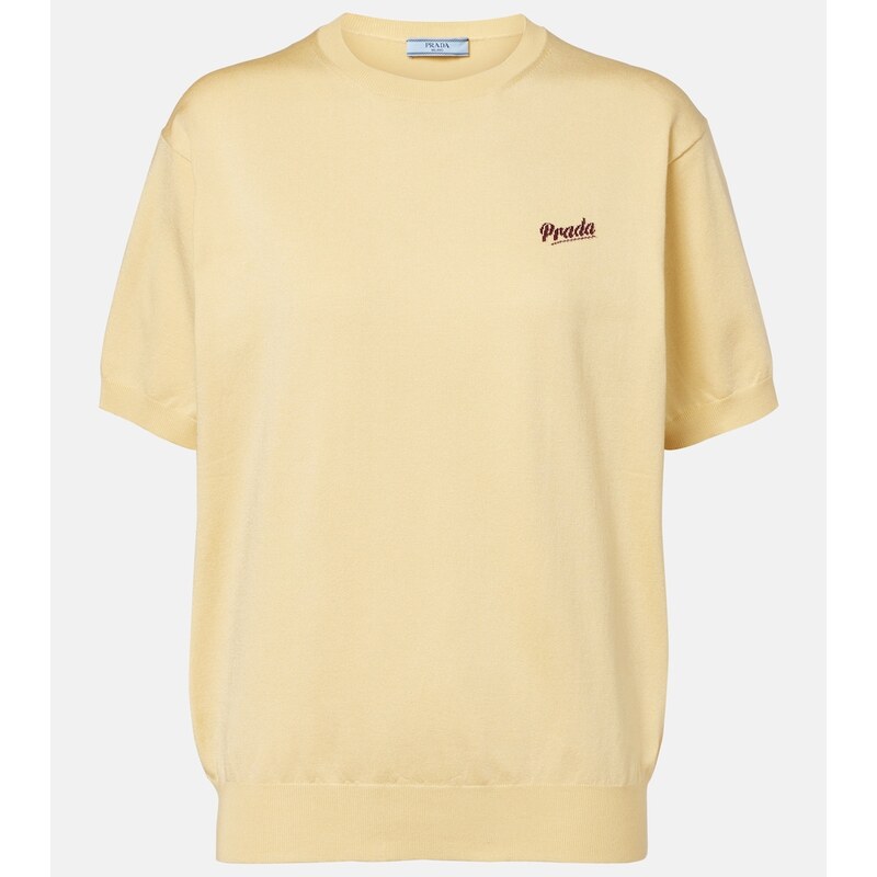 Prada Logo silk-blend sweater