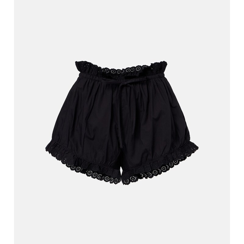 Posse Ezra broderie anglaise cotton shorts
