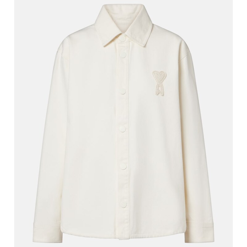 Ami Paris Ami de CÅur cotton twill overshirt