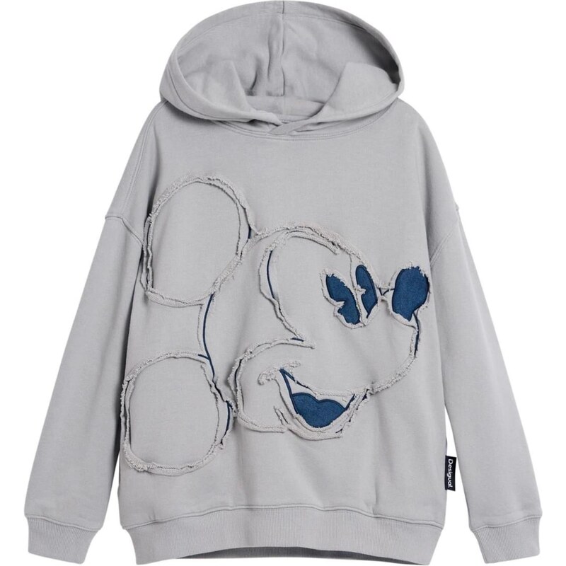 Desigual Mikina Mickey Mouse kámen