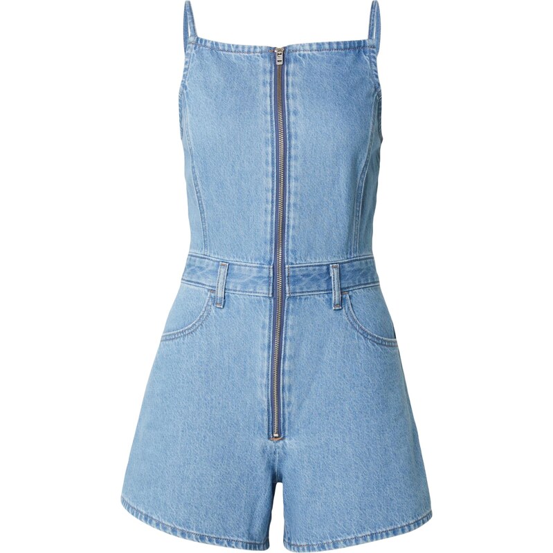 LEVIS  Overal Square Neck Jumpsuit modrá džínovina