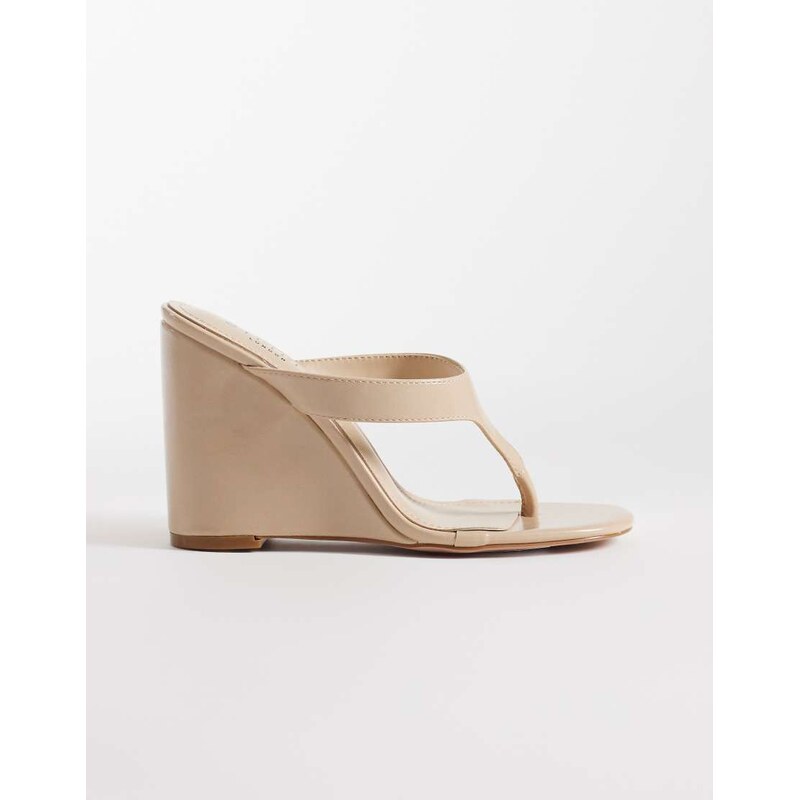 SIMMI Shoes Simmi Londo Jodie wedge sandals in beige-Neutral 115520833