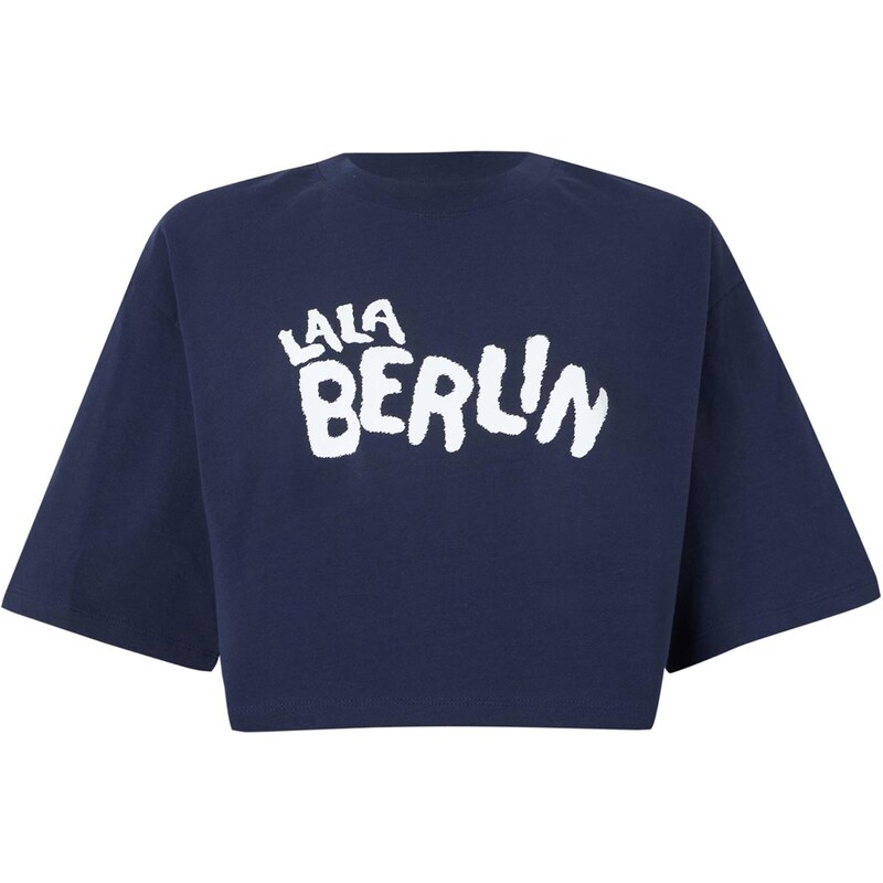 Lala Berlin Tričko Corali tmavě modrá / bílá 114436732