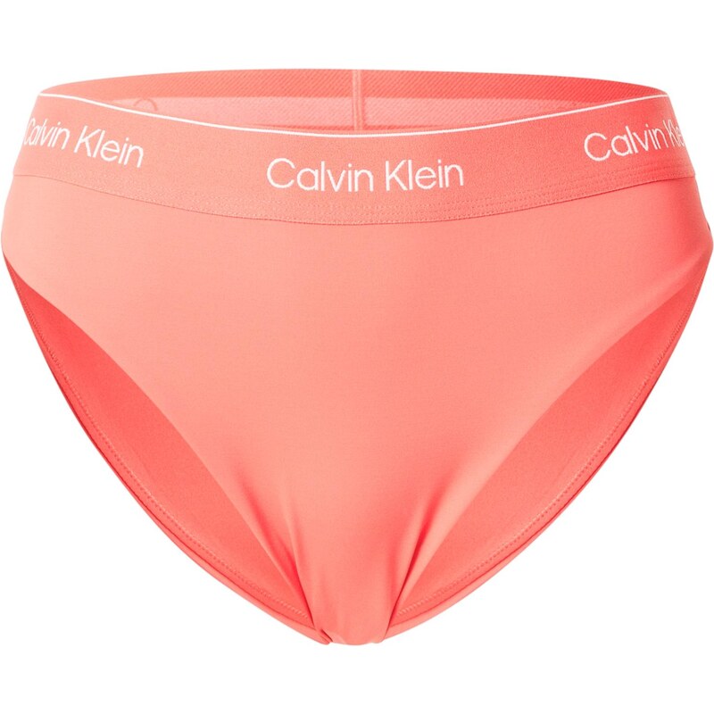 Calvin Klein Swimwear Spodní díl plavek světle růžová / bílá