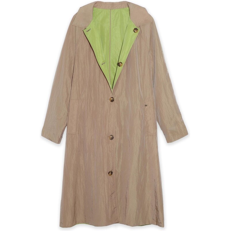 Lola Casademunt Přechodný kabát khaki / světle zelená 114436867