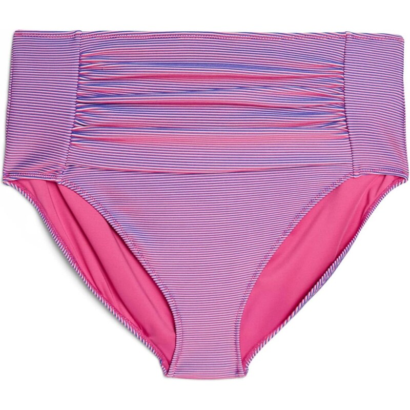 Swim by Zizzi Spodní díl plavek Svary fialová / pink / bílá