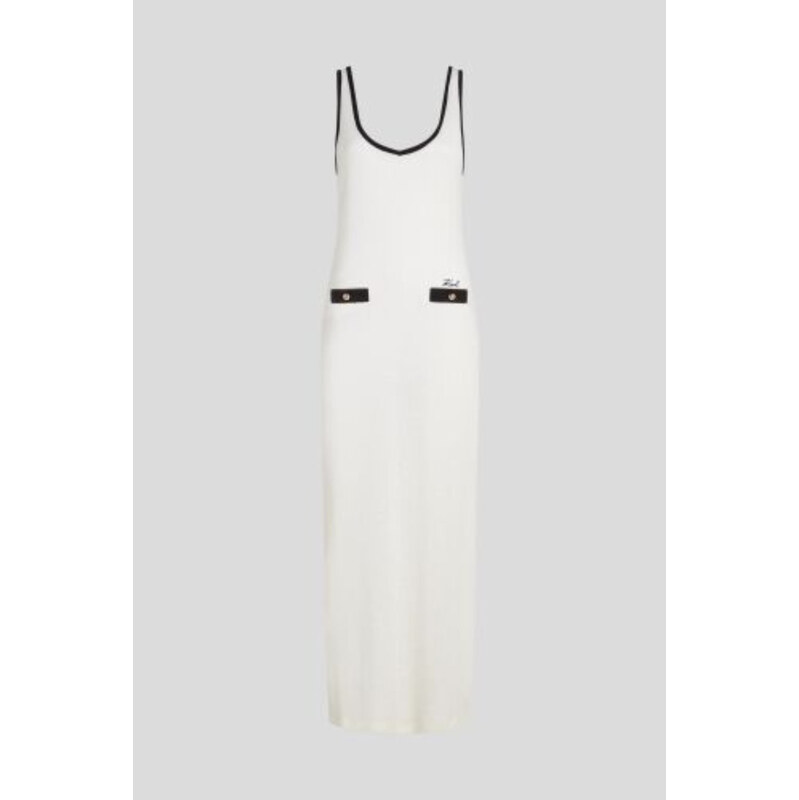 PLÁŽOVÉ OBLEČENÍ KARL LAGERFELD SIGNATURE TANK BEACH DRESS 114435232