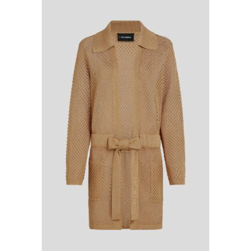 KARDIGAN KARL LAGERFELD CROCHET KNIT CARDIGAN 114435228