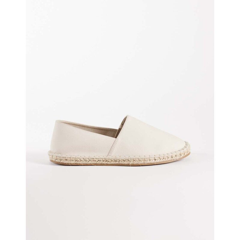 ASOS DESIGN espadrilles in tumbled beige-Neutral