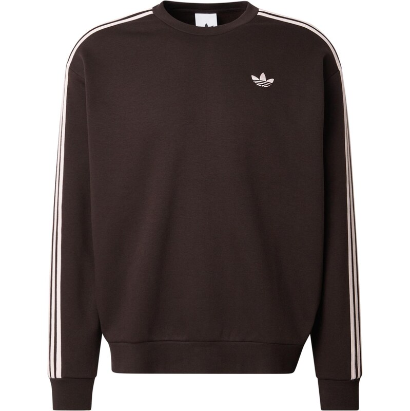 ADIDAS ORIGINALS Mikina čokoládová / bílá