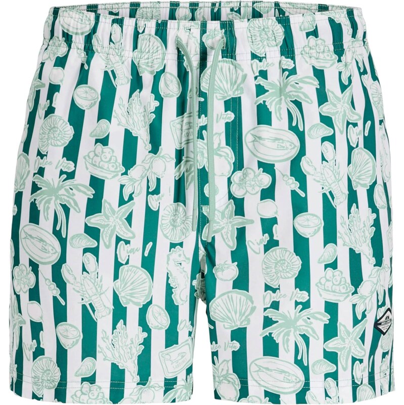JACK & JONES Plavecké šortky JPSTMaui mátová / pastelově zelená