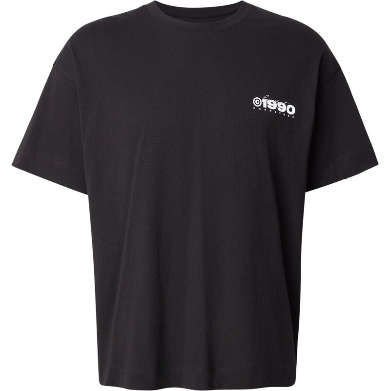 JACK & JONES Tričko JCOMINERAL světle šedá / černá / bílá