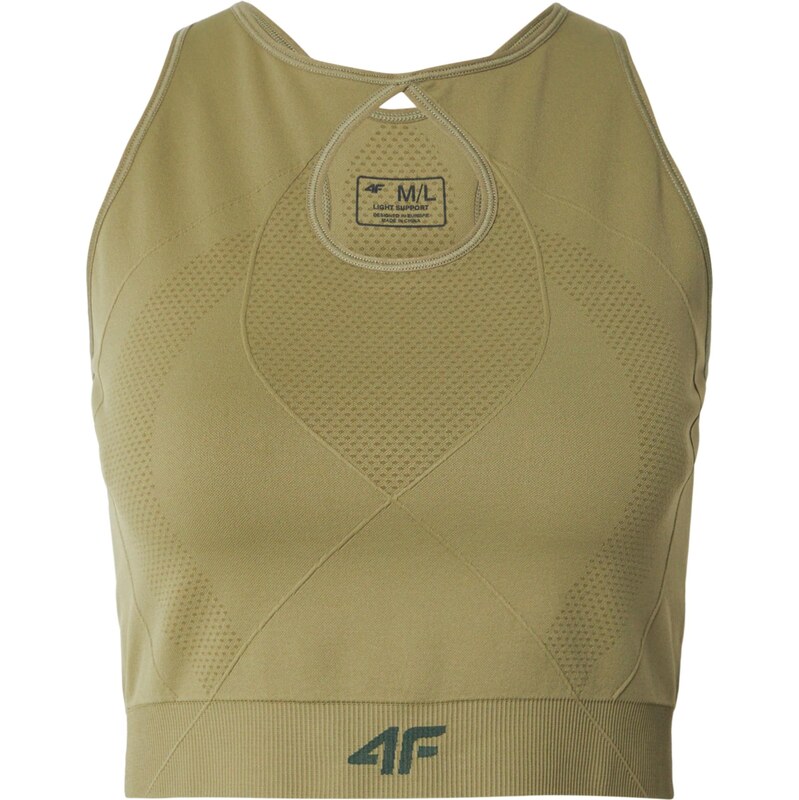 4F Sportovní top FNK olivová 114437509