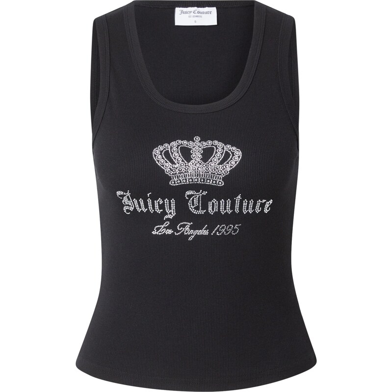 Juicy Couture Top Crown černá / stříbrná 114437799