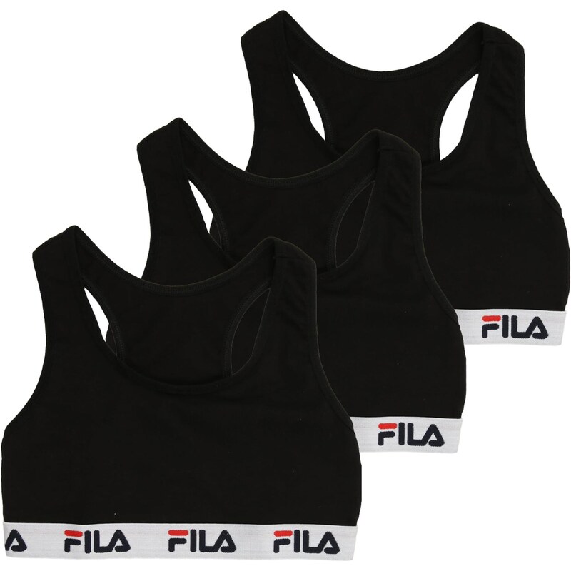 FILA Podprsenka červená / černá / bílá