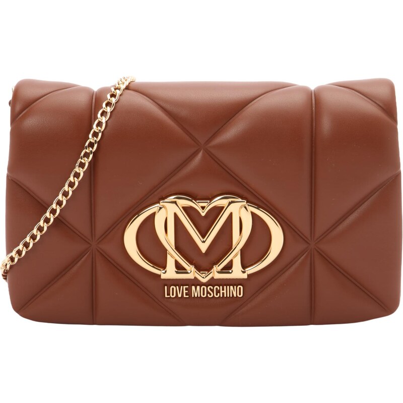 Love Moschino Taška přes rameno kaštanově hnědá 114437914