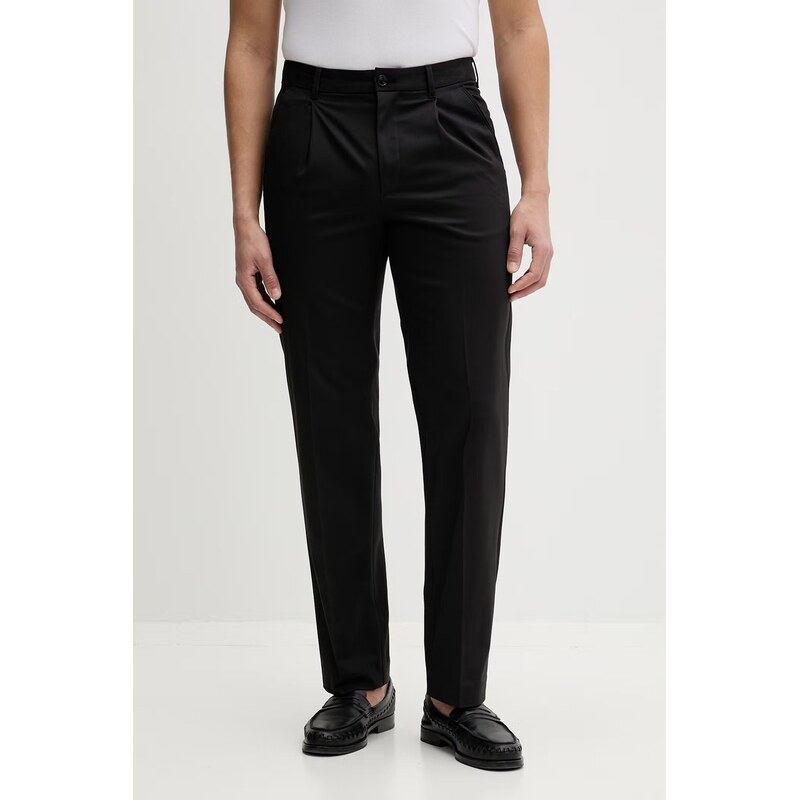 Calvin Klein rovné kalhoty pánské s bavlnou