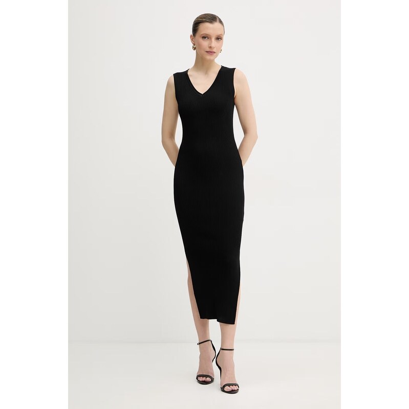 Armani Exchange bodycon šaty z viskózy 114487937
