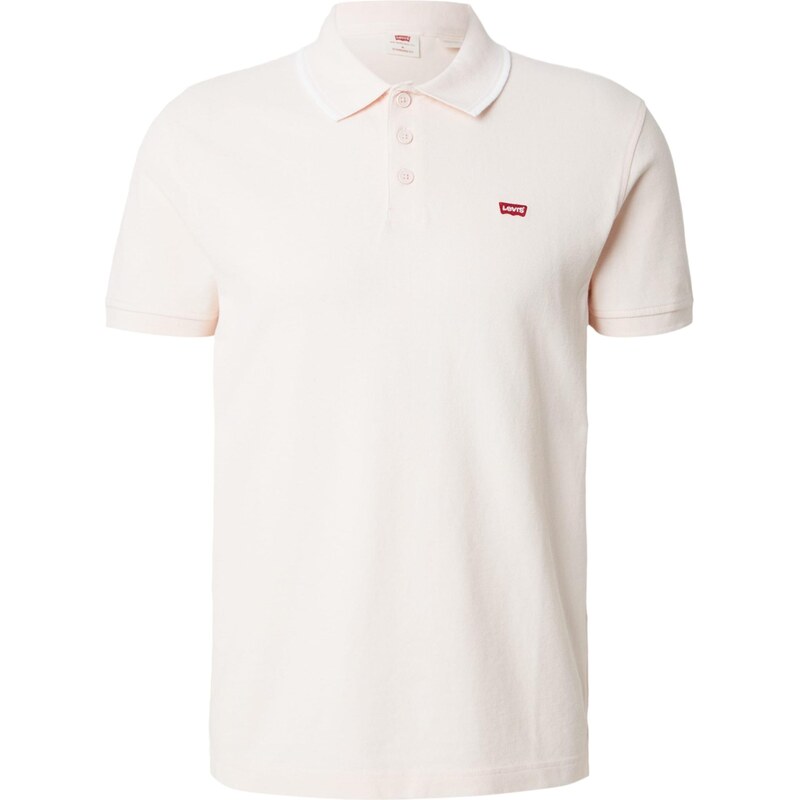 LEVIS  Tričko Housemark pastelově růžová / bílá
