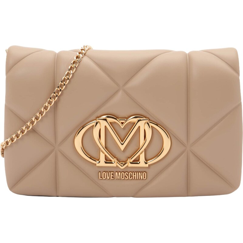 Love Moschino Taška přes rameno šedobéžová 114438012