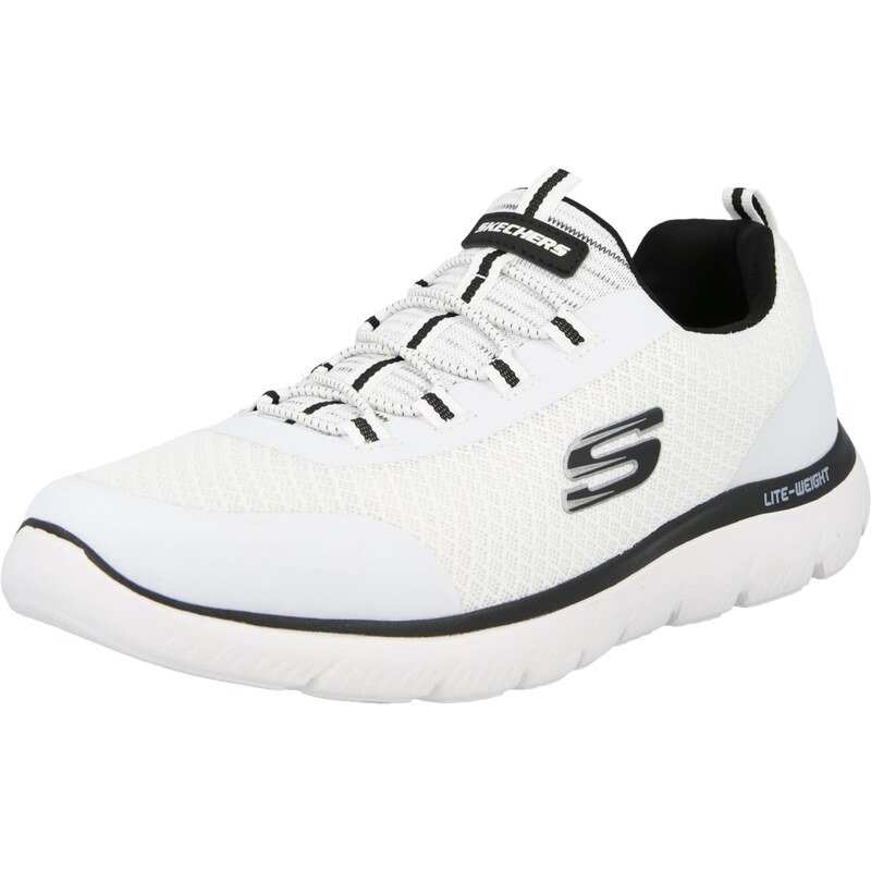 SKECHERS Slip on boty SUMMITS REPINSKI černá / bílá