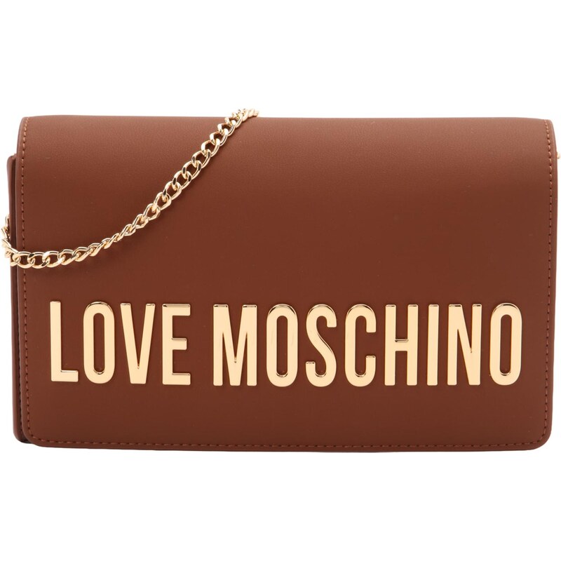Love Moschino Taška přes rameno hnědá / zlatá 114438127