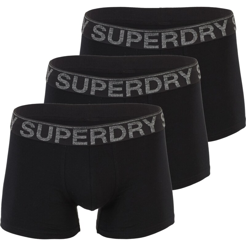 Superdry & Co Boxerky tmavě šedá / černá