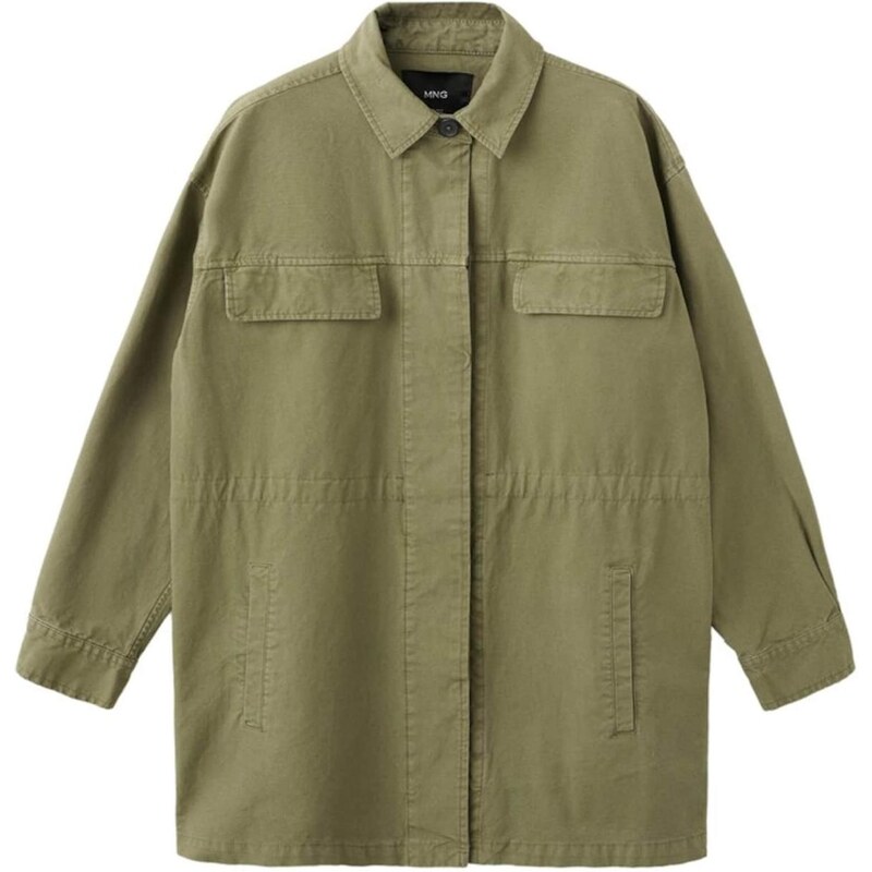 MANGO Přechodná bunda Campo khaki