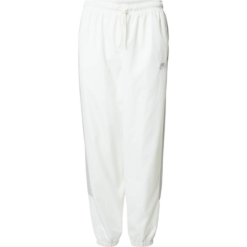 Nike Sportswear Kalhoty světle šedá / bílá
