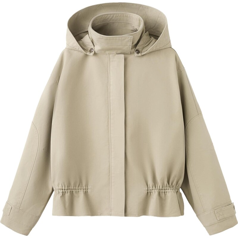MANGO Přechodná bunda Mili khaki