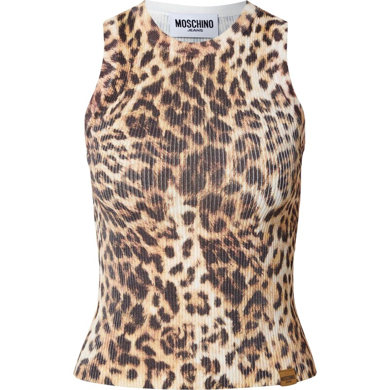 Moschino Jeans Kardigany béžová / hnědá / brokátová / černá