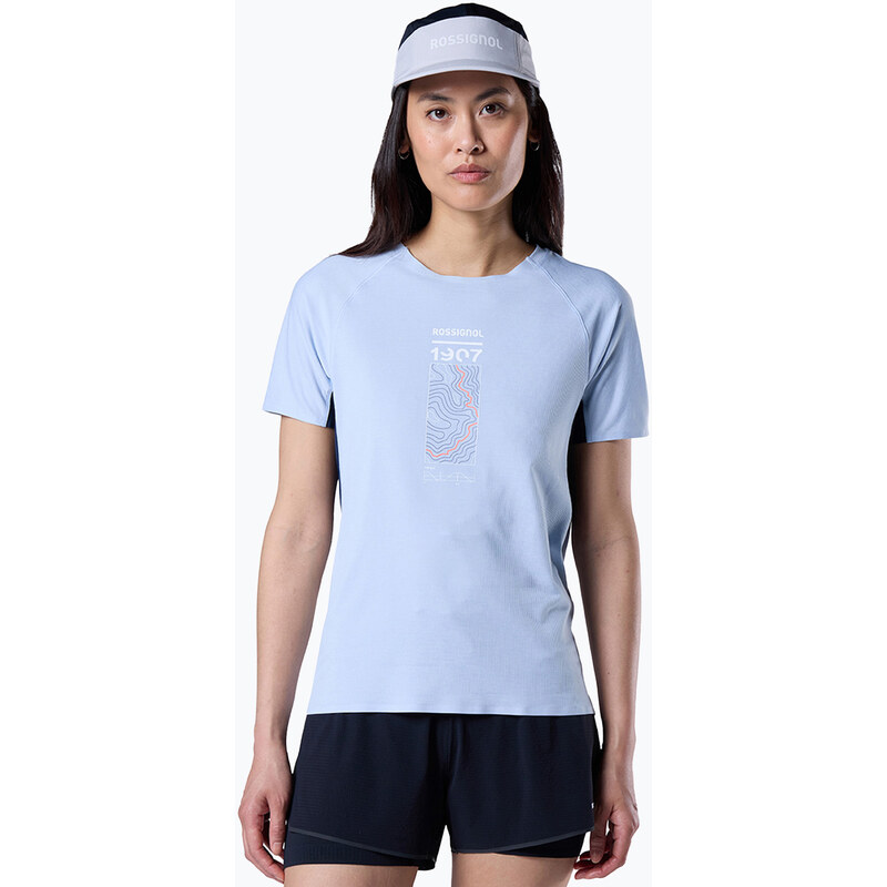 Dámské běžecké tričko Rossignol Sapa Ultra Tee blue aura