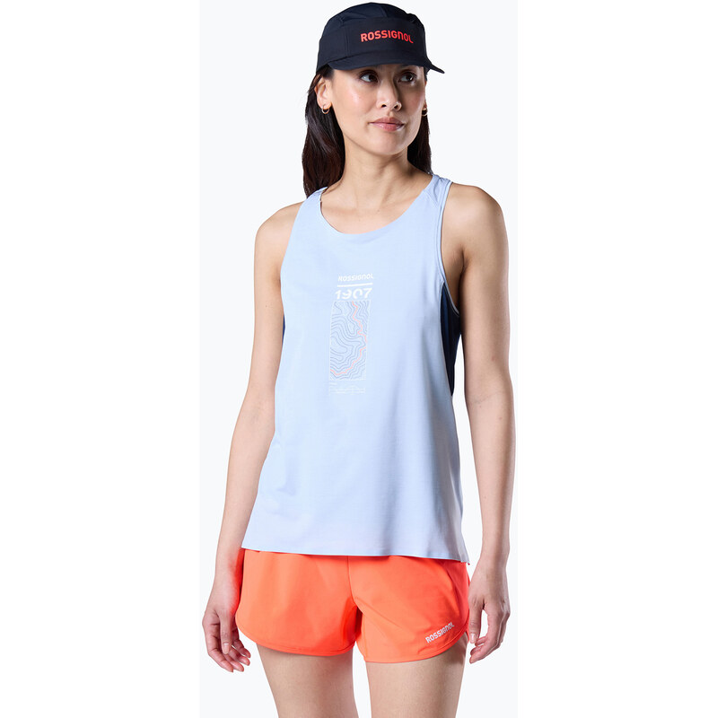 Dámské běžecké tričko Rossignol Sapa Ultra Tank blue aura