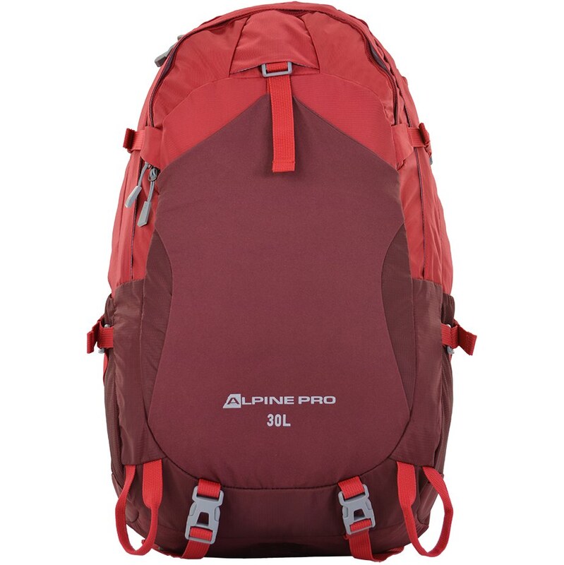 Outdoorový batoh s pláštěnkou 25 l ALPINE PRO MONRE červená 114444604