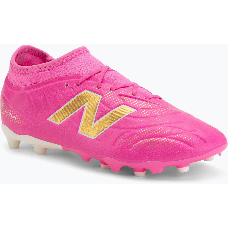 Dětské kopačky New Balance Tekela Team V5 pink heat/metallic