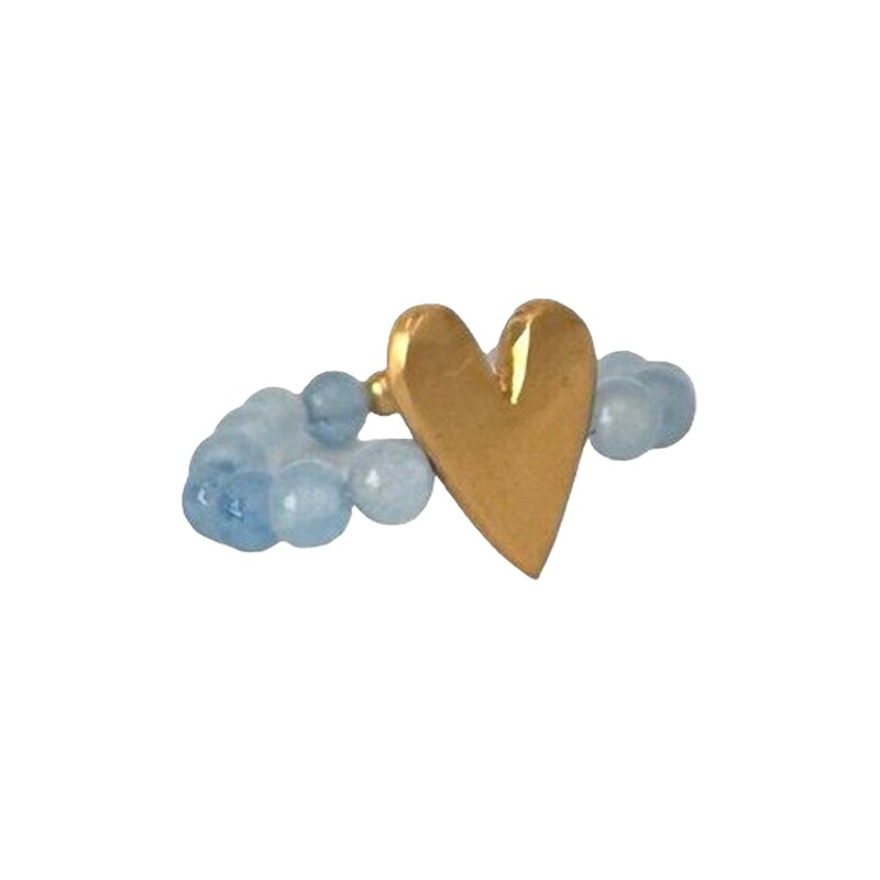 IBU Jewels Prsten Sweet Heart Blue Chalcedony (B/GP)