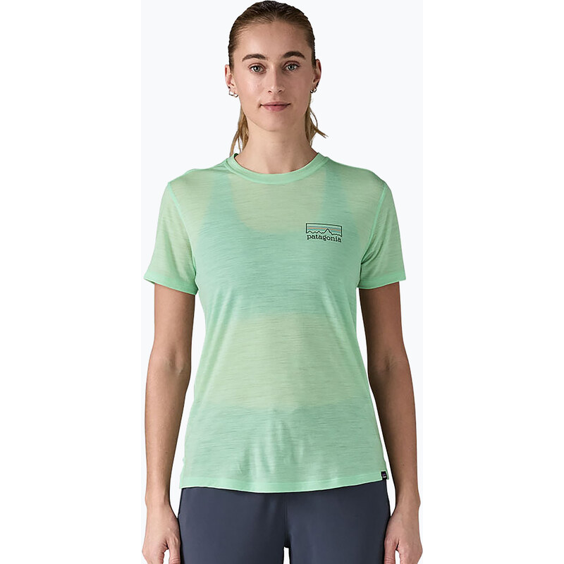 Dámské tričko Patagonia Cap Cool Merino Blend Graphic Shirt fitz