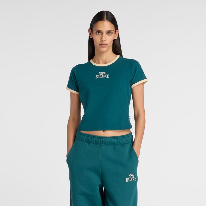 Dámské tričko New Balance WT61Y33QAAV – zelené