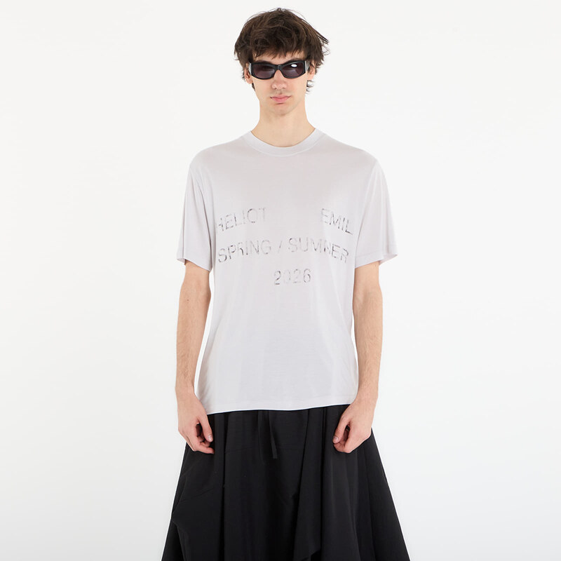 Tričko HELIOT EMIL Overo Ss T-Shirt Light Grey 48