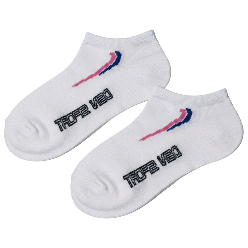 Design Socks Dětské kotníčkové ponožky -bílá barva 61136634