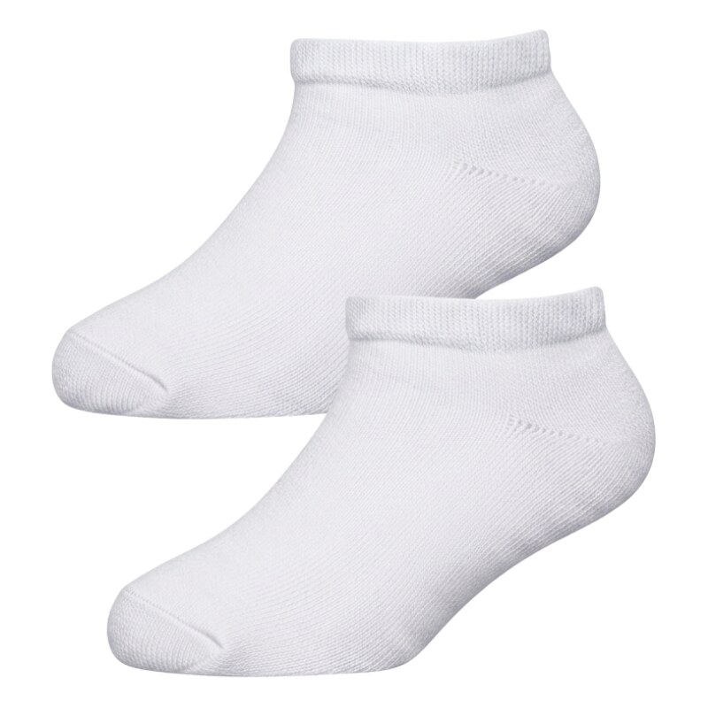 Dětské kotníčkové ponožky Design Socks jednobarevné - bílá barva 61139049