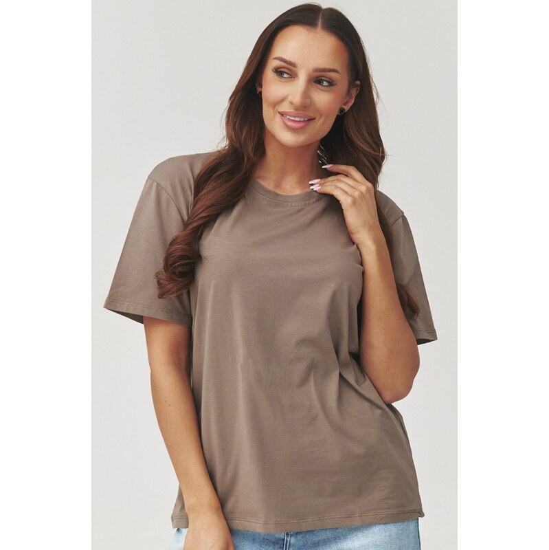 Makadamia dámské triko C41 - mocca 114447927